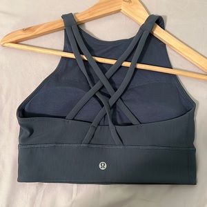 Lululemon Energy High-Neck Longline Ribbed Luxtreme Bra